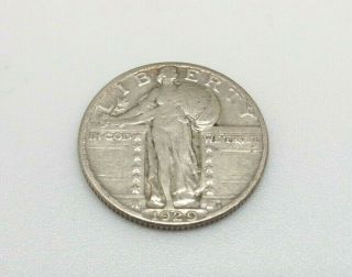 1929 P Standing Liberty Quarter 90 Silver M454 2
