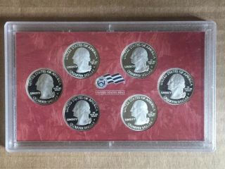 2009 - S District Of Columbia Us Territories Silver State Quarter 6 - Coin Proof Set