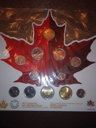 2017 My Canada 150 Anniversary 12 Coin Set