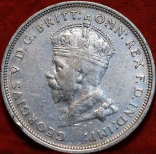 1927 Australia One Florin Silver Foreign Coin