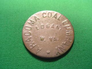 Wv Coal Scrip Token 50¢ Aracoma Coal Company - Logan - Wv - Logan County