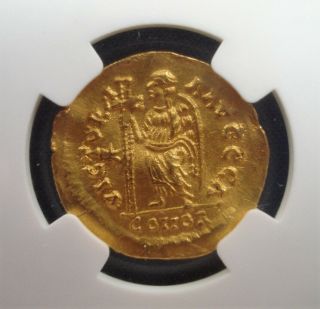 527 - 539 Byzantine Empire - 1 Solidus - Justinian I - Gold Coin - Strike 5 - 9 - 007 11