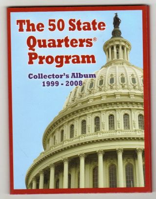 50 State Quarters Program Folder 1999 2008