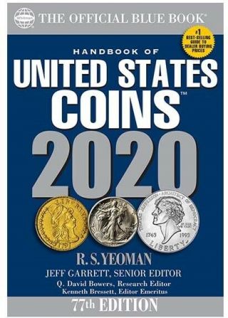 Official Blue Book A Guide United States Us Coins 2020 Price List Paperback