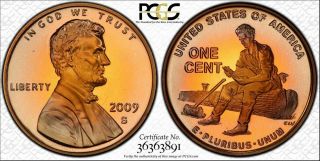 2009 - S Lincoln - Formative Years One Cent Pcgs Pr69rb Color Toned Coin