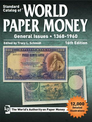 2017 World Paper Money.  General Issues.  1368 - 1960.  (16th Ed) Pdf