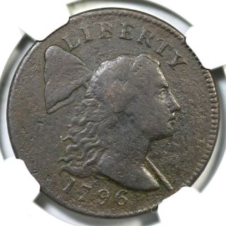 1796 S - 88 R - 4 Ngc Vf Details Liberty Cap Large Cent Coin 1c