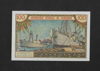 UNC 2 pinholes 100 francs 1962 CAMEROON Cameroun 2