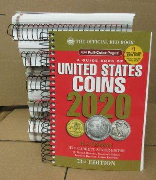 12 - 2020 Red Book Of United States Coins Yeoman 73rd Ed.  Softcover Spiral
