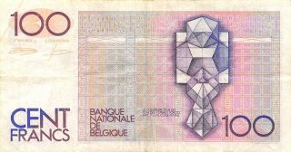 Belgium 100 Francs Nd.  1982 P 142a Circulated Banknote E518f