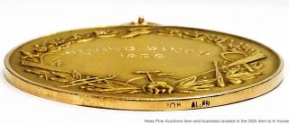 Solid Gold AAU Amateur Athletic Union Flying Rings 1930 Medal Allen 27.  5g 6