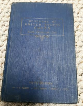 Handbook Of United States Coins 1946 Fifth Edition