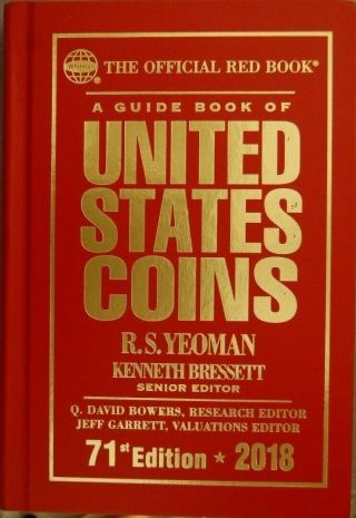 The Official Red Book A Guide Book Of United States Coins 2018 (9 - 8 - 01)
