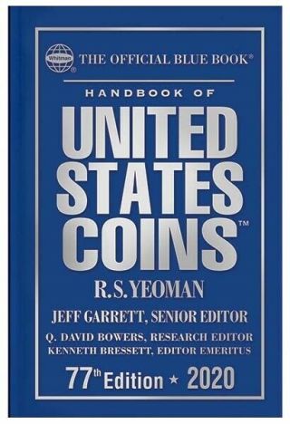 2020 Official Blue Book Guide Us United States Coins Price List Hardcover