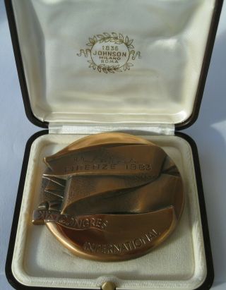 FIDEM 1983 Bronze Medal for International Congress in Firenze 4