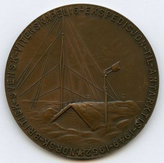 Norway Bronze Medal Norwegian British Swedish Antarctic Expedition 1949 – 1952