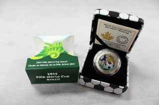 2014 Royal Canadian - $0.  25 Coin: Fifa World Cup 2014