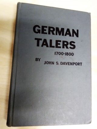 German Talers 1700 - 1800 John S.  Davenport 1958