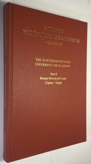 Sng 12.  The Hunterian Museum.  University Of Glasgow.  Part Ii.  Roman Provincial