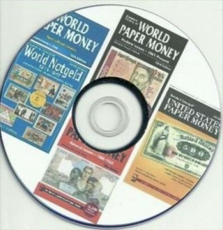 World Paper Money ▶ 5 Catalogs Of Money Banknote On Dvd With 23th Issue 2018