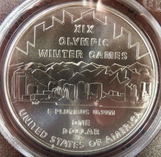 2002 - P Salt Lake City Olympics Commemorative Dollar PCGS MS69 3