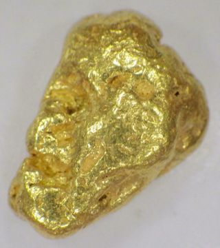 Gold Nugget Alaskan 6.  95 Grams Natural Placer Hope Creek High Purity