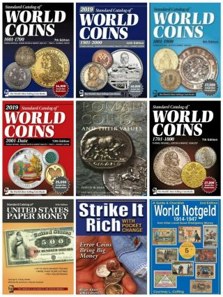 Catalogs Of World Coins Paper Money More Than 15 Ebooks 1 Price Foreign Values