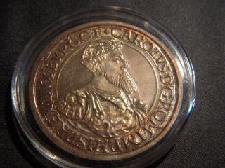 Color 1987 Silver Belgium 5 Ecu Coin