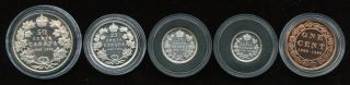 1908 - 1998 Canada Mirror Proof 100th Anniversary Coin Set -