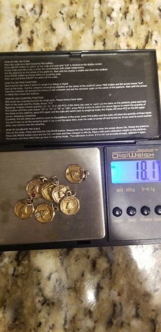 Scrap 10k Gold Charms18 Grams