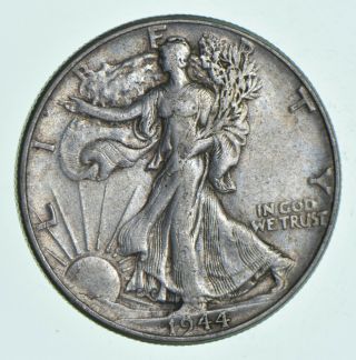 Xf,  1944 Walking Liberty 90 Silver Us Half Dollar - Coin 768