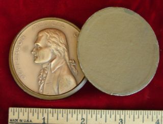 1825 - 1925 Bronze Medal Thomas Jefferson Medical College Philadelphia.  Pa.  100th 5