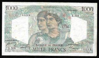 1000 Francs From France 1948 M1