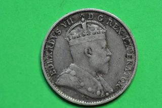 Canada 5 Cents 1903h Vf (i Think).  Large H.  925 Silver.  Collectable.  45$.