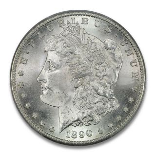 1890 - S $1 Morgan Dollar Pcgs Ms65 2388 - 9