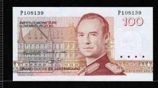Luxembourg 100 Francs Nd Gem Unc