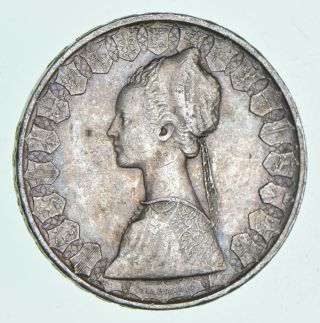 Silver - World Coin - 1958 Italy 500 Lire - World Silver Coin 11.  1 Grams 829