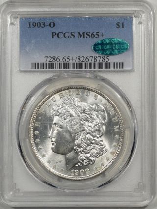 1903 - O Morgan Dollar Pcgs Ms - 65,  Cac Approved