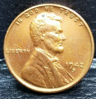 1942 - S Lincoln Wheat Penny Cent - Brilliant Uncirculated 04