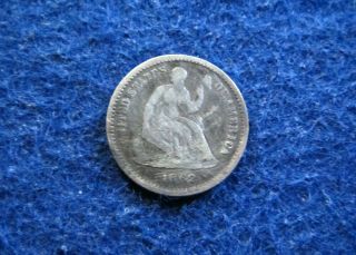 1862 Seated Liberty Silver Half Dime - Circulated - U S