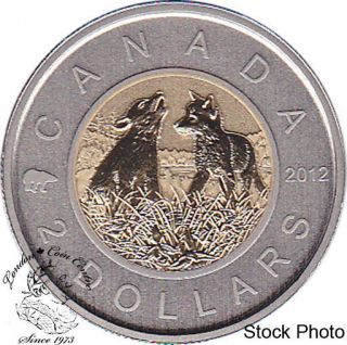Canada 2012 $2 Wolf Specimen