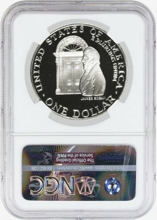 1992 W $1 White House 200th Anniversary Commemorative Silver Dollar NGC PF69 UC 2