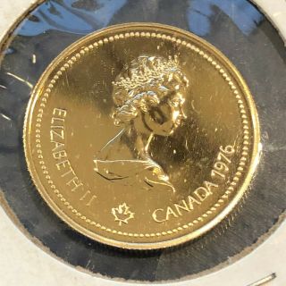 1976 Canada $100 One Hundred Dollar Gold Coin Proof.  25 Oz Below Spot