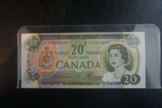 1969 20$ Replacement Note Au,  Ya