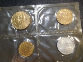 U41 Equatorial African States 1962 - 1969 4 Coin Set