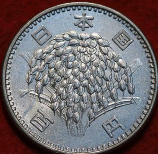 Uncirculated 1965 Japan 100 Yen Silver Foreign Coin