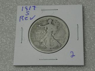 1917 S Rev You Grade It Walking Liberty Half Dollar 2