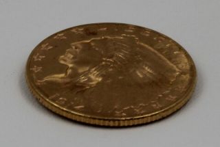 1914 UNITED STATES $2.  50 INDIAN HEAD QUARTER EAGLE GOLD COIN NR 6533 - 9 3