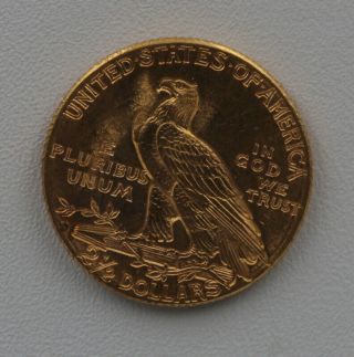 1914 UNITED STATES $2.  50 INDIAN HEAD QUARTER EAGLE GOLD COIN NR 6533 - 9 4