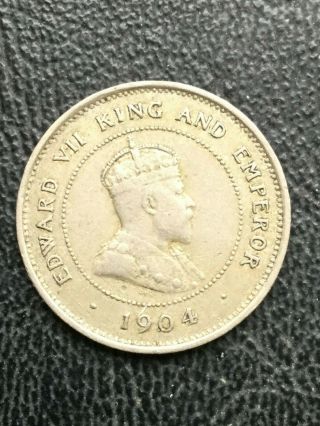 1904 Jamaica 1 Farthing Xf - Au Higher Grade Scarce World Coin